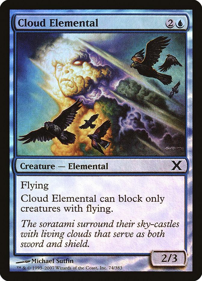 Cloud Elemental (Premium Foil) [Tenth Edition] - La Boîte Mystère ( The Mystery Box)