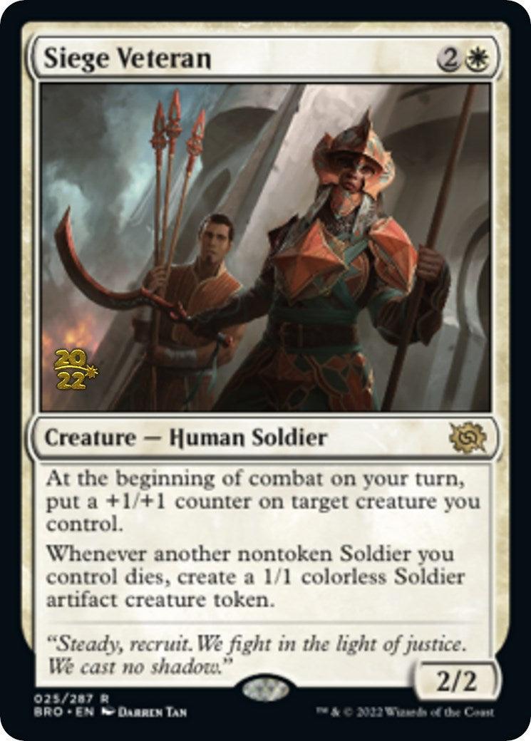 Siege Veteran [The Brothers' War: Prerelease Promos] - La Boîte Mystère ( The Mystery Box)