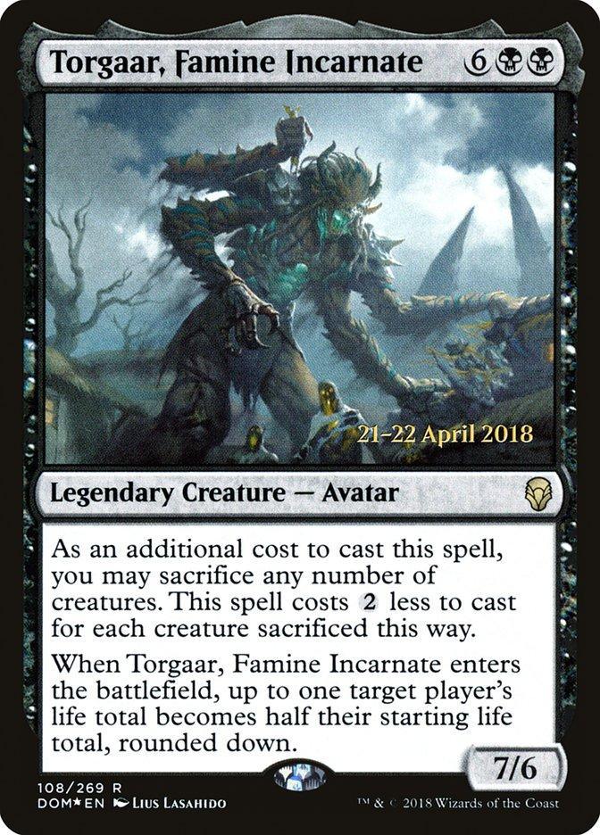 Torgaar, Famine Incarnate [Dominaria Prerelease Promos] - La Boîte Mystère ( The Mystery Box)