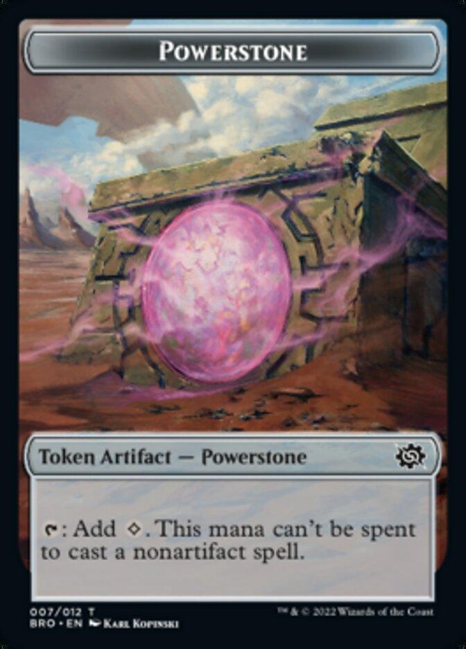 Powerstone // Elemental Double-Sided Token [The Brothers' War Tokens] - La Boîte Mystère ( The Mystery Box)