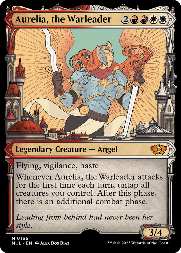 Aurelia, the Warleader (Halo Foil) [Multiverse Legends] - La Boîte Mystère ( The Mystery Box)
