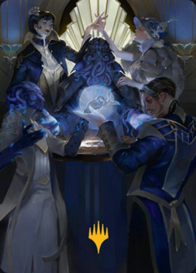 Obscura Ascendancy Art Card (Gold-Stamped Signature) [Streets of New Capenna Art Series] - La Boîte Mystère ( The Mystery Box)