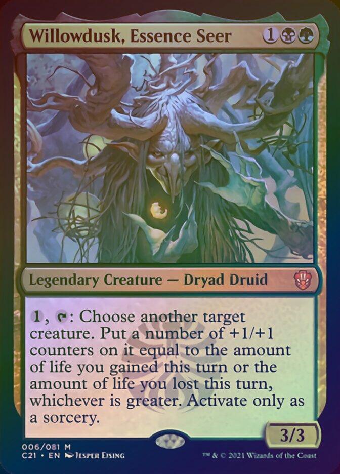 Willowdusk, Essence Seer (Display Commander) [Commander 2021] - La Boîte Mystère ( The Mystery Box)