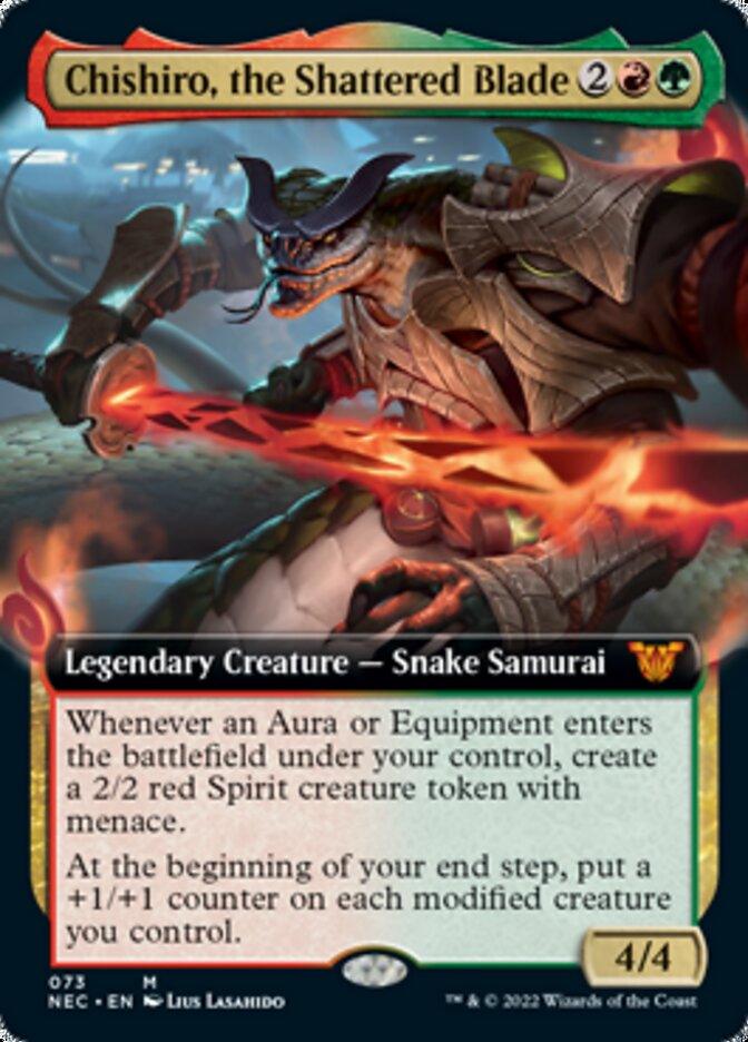 Chishiro, the Shattered Blade (Extended) [Kamigawa: Neon Dynasty Commander] - La Boîte Mystère ( The Mystery Box)