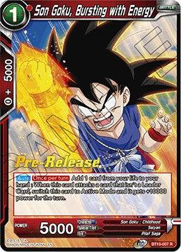 Son Goku, Bursting with Energy (BT10-007) [Rise of the Unison Warrior Prerelease Promos] - La Boîte Mystère ( The Mystery Box)