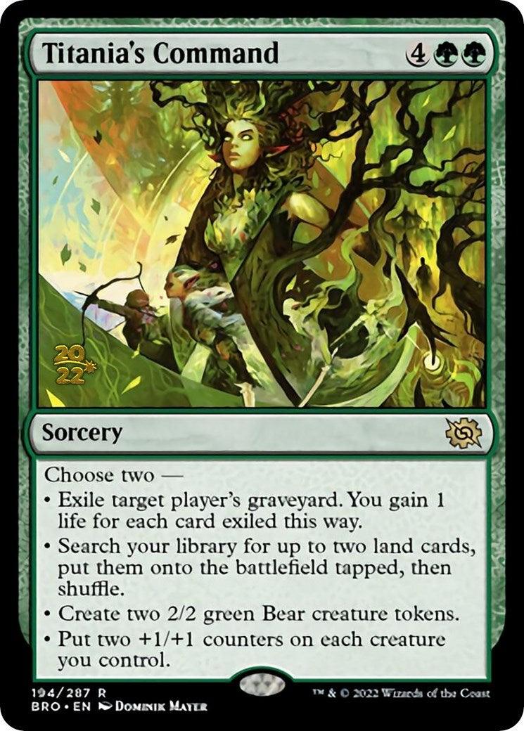 Titania's Command [The Brothers' War: Prerelease Promos] - La Boîte Mystère ( The Mystery Box)