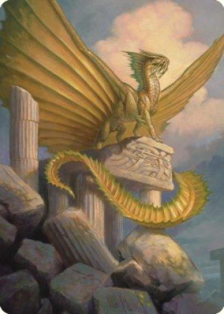 Ancient Gold Dragon Art Card (05) [Commander Legends: Battle for Baldur's Gate Art Series] - La Boîte Mystère ( The Mystery Box)