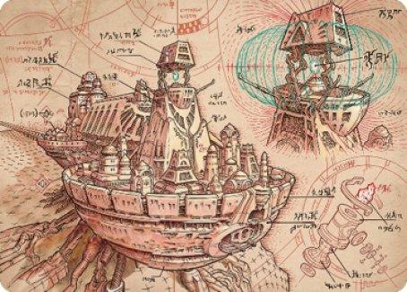 Defense Grid Art Card [The Brothers' War Art Series] - La Boîte Mystère ( The Mystery Box)