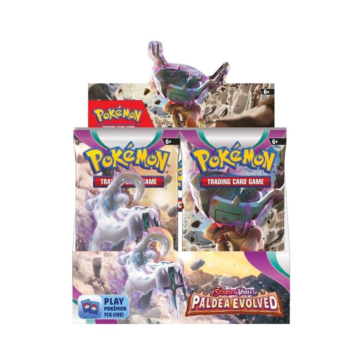 Une CAISSE DE Scarlet & Violet: Paldea Evolved - Booster Box - La Boîte Mystère ( The Mystery Box)