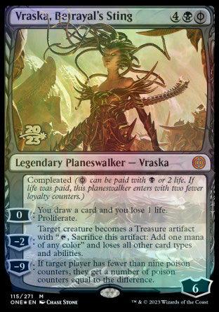 Vraska, Betrayal's Sting [Phyrexia: All Will Be One Prerelease Promos] - La Boîte Mystère ( The Mystery Box)