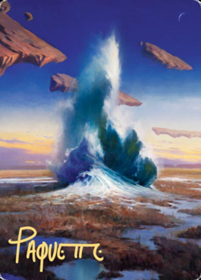 Flooded Strand Art Card (Gold-Stamped Signature) [Zendikar Rising Art Series] - La Boîte Mystère ( The Mystery Box)