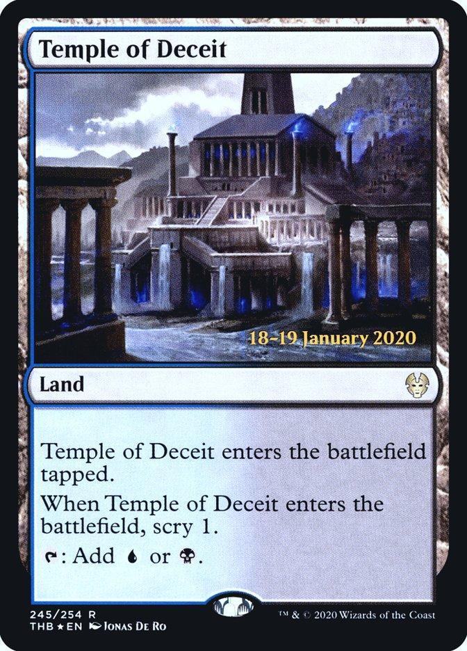 Temple of Deceit [Theros Beyond Death Prerelease Promos] - La Boîte Mystère ( The Mystery Box)