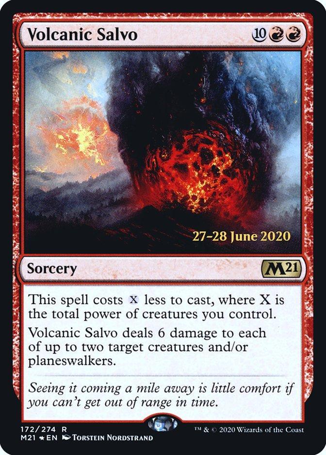 Volcanic Salvo [Core Set 2021 Prerelease Promos] - La Boîte Mystère ( The Mystery Box)