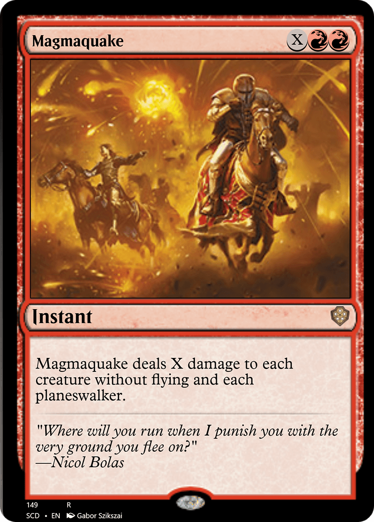 Magmaquake [Starter Commander Decks] - La Boîte Mystère ( The Mystery Box)