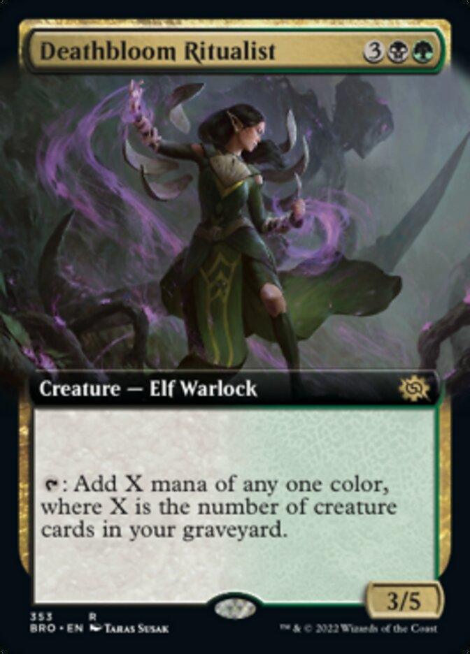 Deathbloom Ritualist (Extended Art) [The Brothers' War] - La Boîte Mystère ( The Mystery Box)