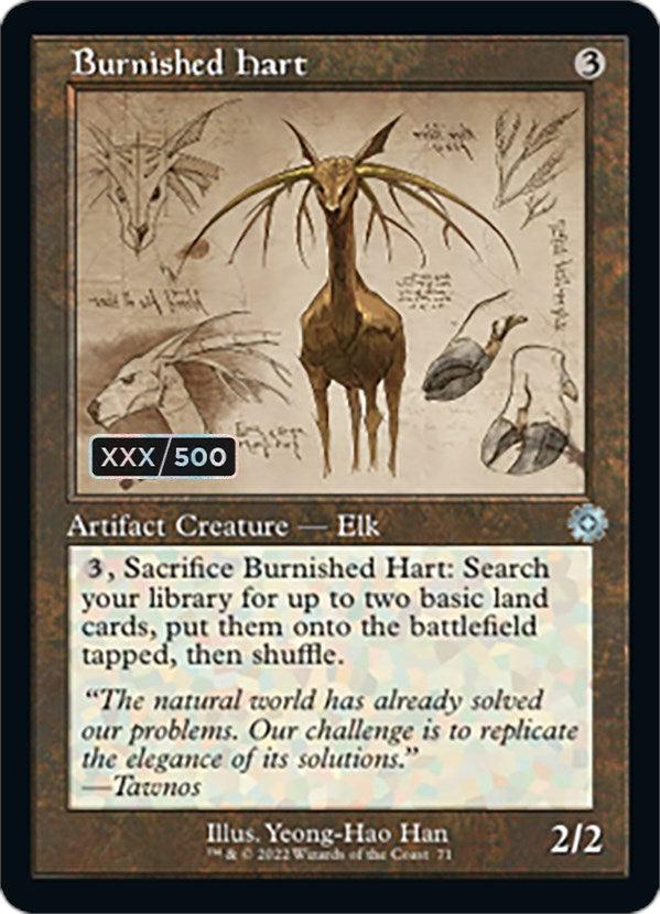 Burnished Hart (Retro Schematic) (Serial Numbered) [The Brothers' War Retro Artifacts] - La Boîte Mystère ( The Mystery Box)