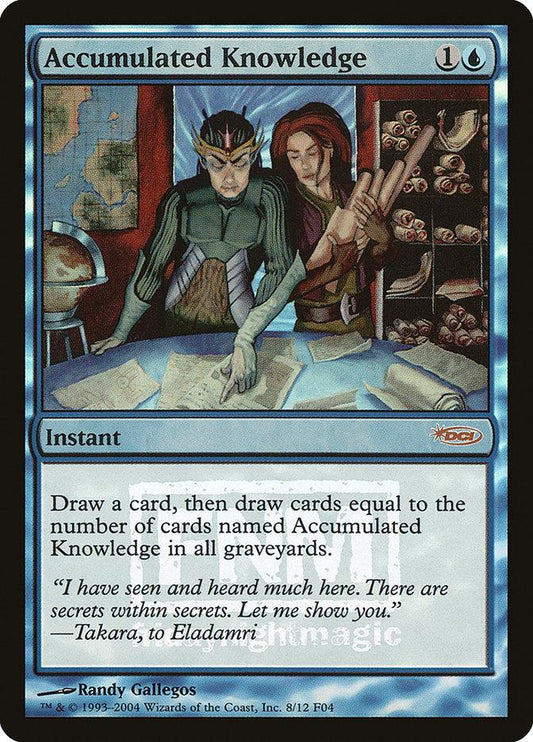 Accumulated Knowledge [Friday Night Magic 2004] - La Boîte Mystère ( The Mystery Box)
