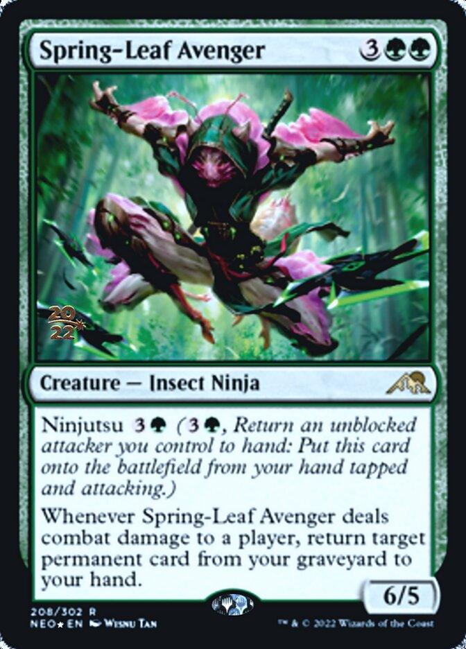 Spring-Leaf Avenger [Kamigawa: Neon Dynasty Prerelease Promos] - La Boîte Mystère ( The Mystery Box)