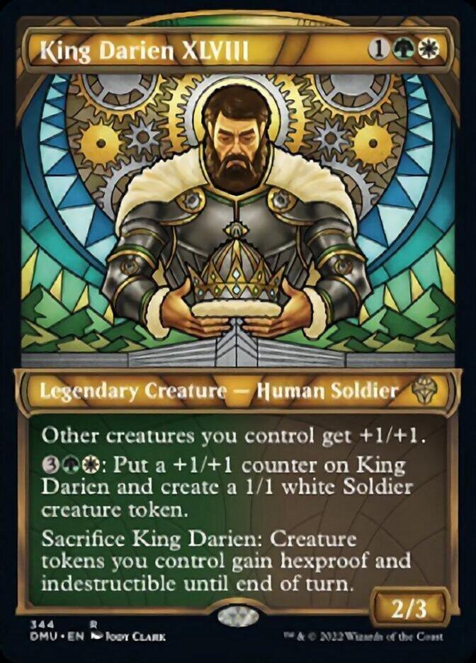 King Darien XLVIII (Showcase Textured) [Dominaria United] - La Boîte Mystère ( The Mystery Box)