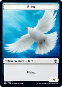 Bird // Spirit Double-sided Token [Kaldheim Commander Tokens] - La Boîte Mystère ( The Mystery Box)