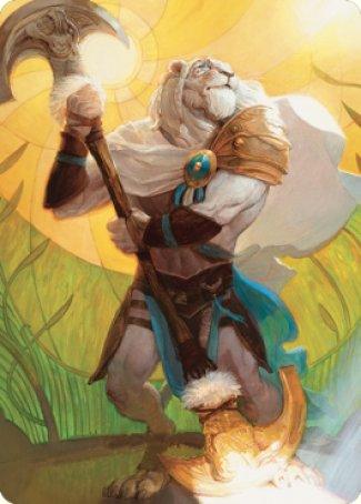 Ajani, Sleeper Agent Art Card [Dominaria United Art Series] - La Boîte Mystère ( The Mystery Box)