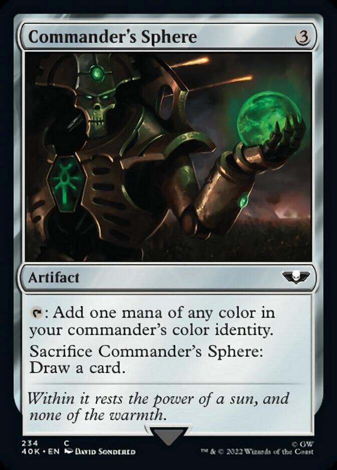 Commander's Sphere (234) (Surge Foil) [Universes Beyond: Warhammer 40,000] - La Boîte Mystère ( The Mystery Box)