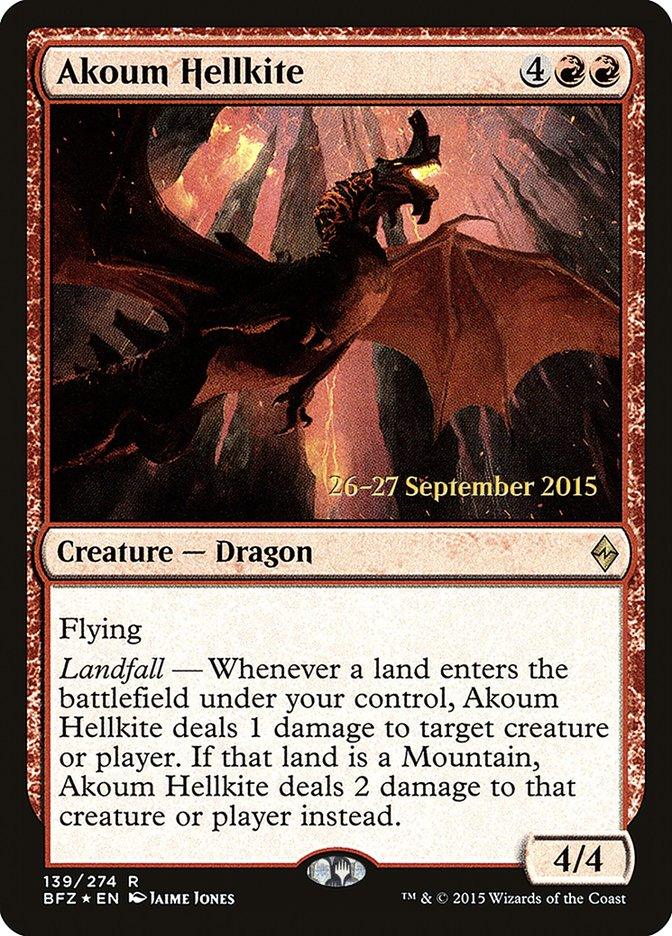 Akoum Hellkite [Battle for Zendikar Prerelease Promos] - La Boîte Mystère ( The Mystery Box)