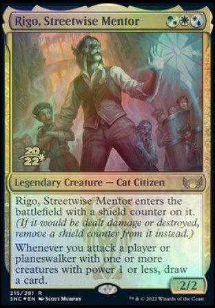 Rigo, Streetwise Mentor [Streets of New Capenna Prerelease Promos] - La Boîte Mystère ( The Mystery Box)