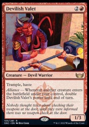 Devilish Valet (Promo Pack) [Streets of New Capenna Promos] - La Boîte Mystère ( The Mystery Box)