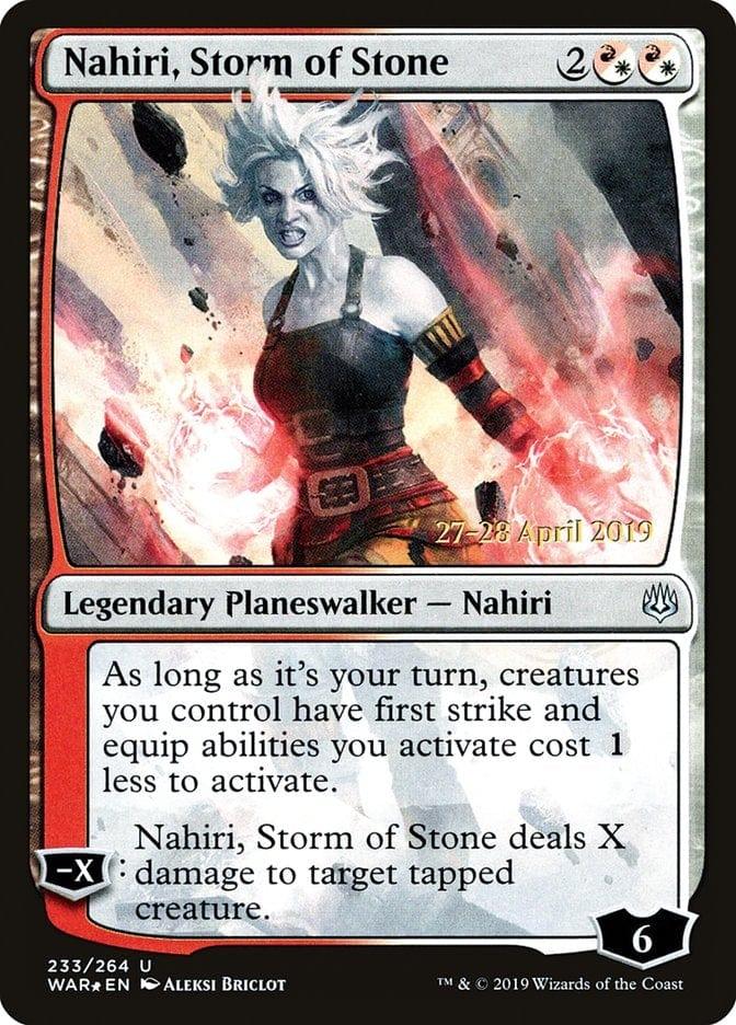 Nahiri, Storm of Stone [War of the Spark Prerelease Promos] - La Boîte Mystère ( The Mystery Box)