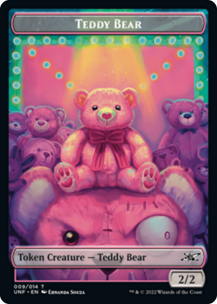 Teddy Bear // Food (010) Double-sided Token [Unfinity Tokens] - La Boîte Mystère ( The Mystery Box)