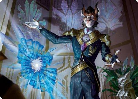 Kros, Defense Contractor Art Card [Streets of New Capenna Art Series] - La Boîte Mystère ( The Mystery Box)