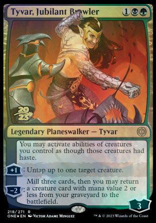 Tyvar, Jubilant Brawler [Phyrexia: All Will Be One Prerelease Promos] - La Boîte Mystère ( The Mystery Box)