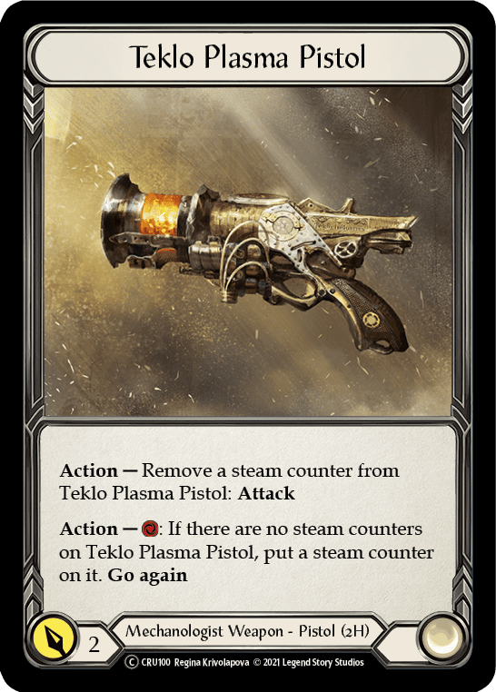 Teklo Plasma Pistol [U-CRU100-RF] Unlimited Rainbow Foil - La Boîte Mystère ( The Mystery Box)