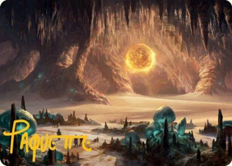 Plains (265) Art Card (Gold-Stamped Signature) [Dungeons & Dragons: Adventures in the Forgotten Realms Art Series] - La Boîte Mystère ( The Mystery Box)