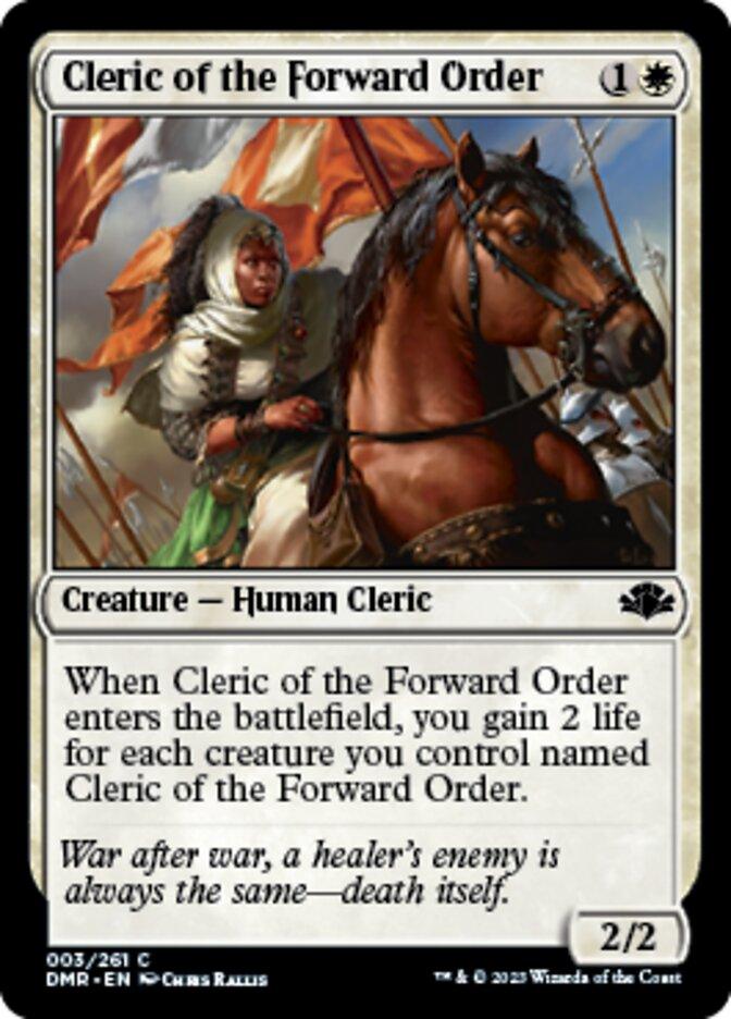 Cleric of the Forward Order [Dominaria Remastered] - La Boîte Mystère ( The Mystery Box)