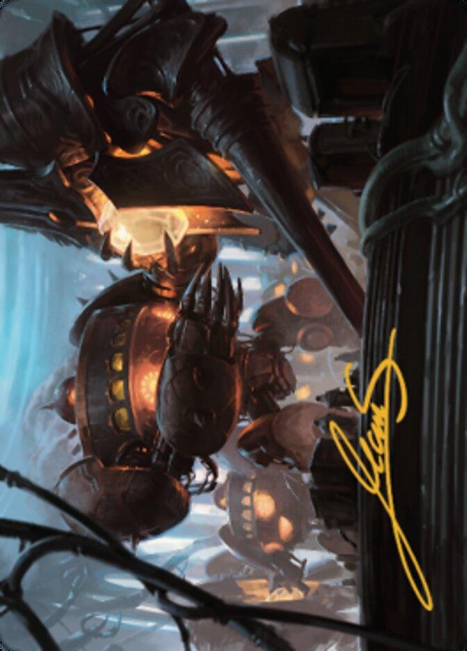 Autonomous Assembler Art Card (Gold-Stamped Signature) [The Brothers' War Art Series] - La Boîte Mystère ( The Mystery Box)