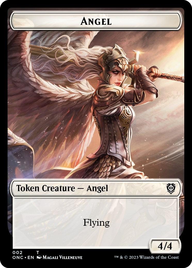 Soldier (007) // Angel Double-Sided Token [Phyrexia: All Will Be One Commander Tokens] - La Boîte Mystère ( The Mystery Box)
