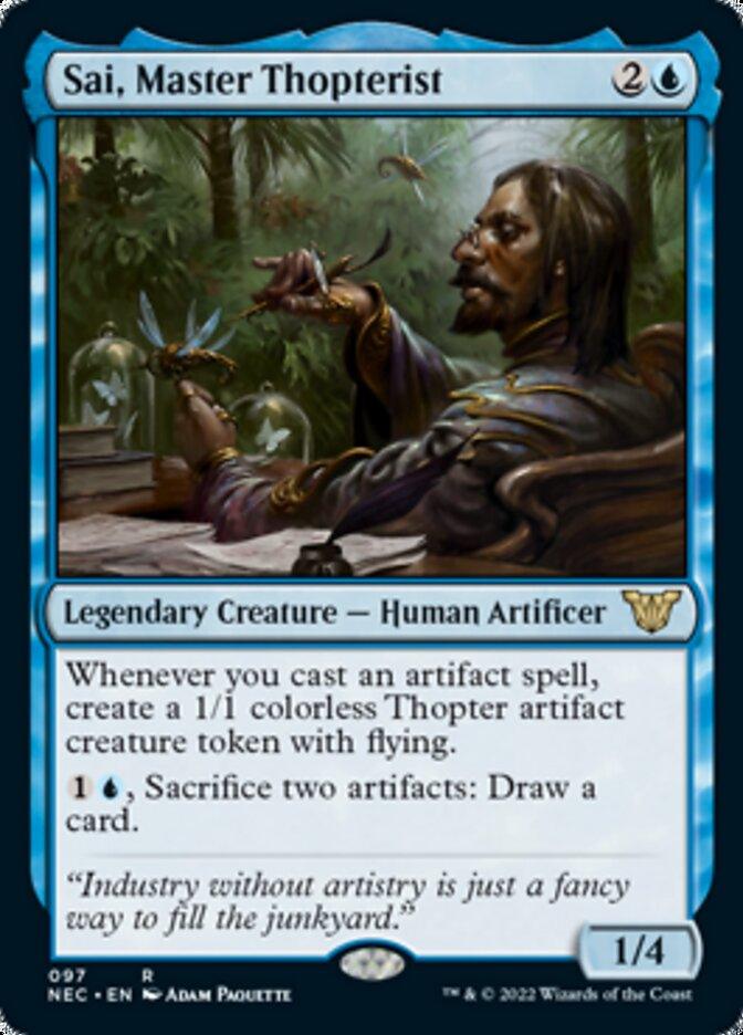 Sai, Master Thopterist [Kamigawa: Neon Dynasty Commander] - La Boîte Mystère ( The Mystery Box)