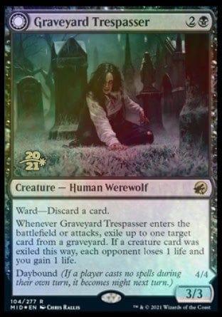 Graveyard Trespasser // Graveyard Glutton [Innistrad: Midnight Hunt Prerelease Promos] - La Boîte Mystère ( The Mystery Box)