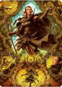 Nissa of Shadowed Boughs 2 Art Card [Zendikar Rising Art Series] - La Boîte Mystère ( The Mystery Box)