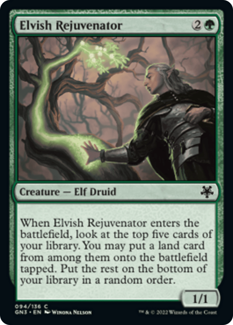 Elvish Rejuvenator [Game Night: Free-for-All] - La Boîte Mystère ( The Mystery Box)