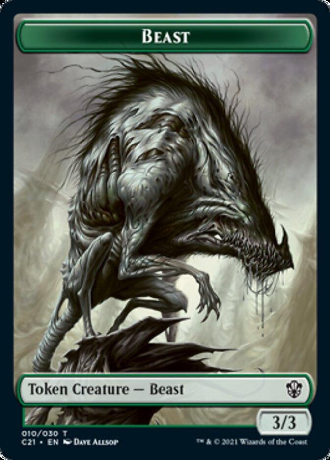Beast (010) // Fish Token [Commander 2021 Tokens] - La Boîte Mystère ( The Mystery Box)