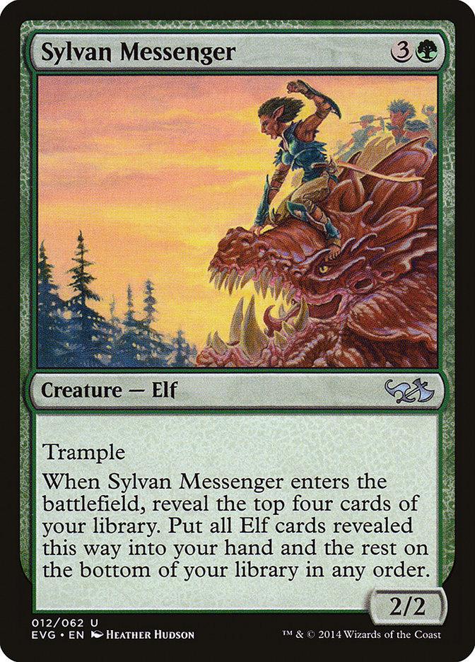 Sylvan Messenger (Elves vs. Goblins) [Duel Decks Anthology] - La Boîte Mystère ( The Mystery Box)