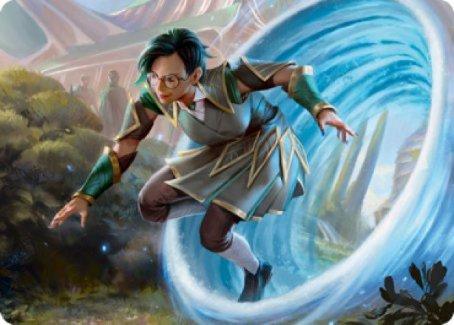 Vortex Runner Art Card [Strixhaven: School of Mages Art Series] - La Boîte Mystère ( The Mystery Box)