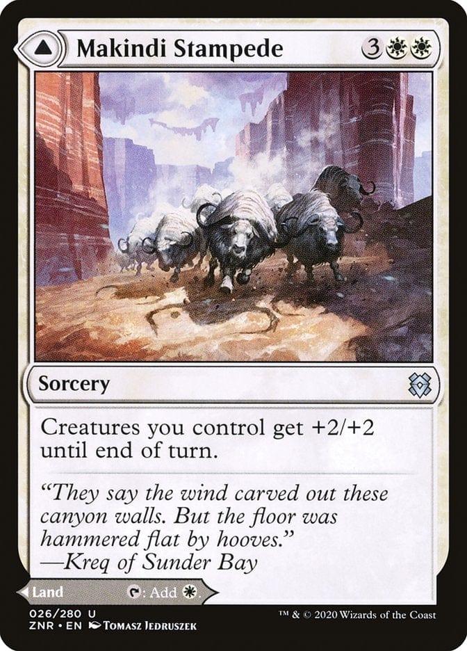 Makindi Stampede // Makindi Mesas [Zendikar Rising] - La Boîte Mystère ( The Mystery Box)