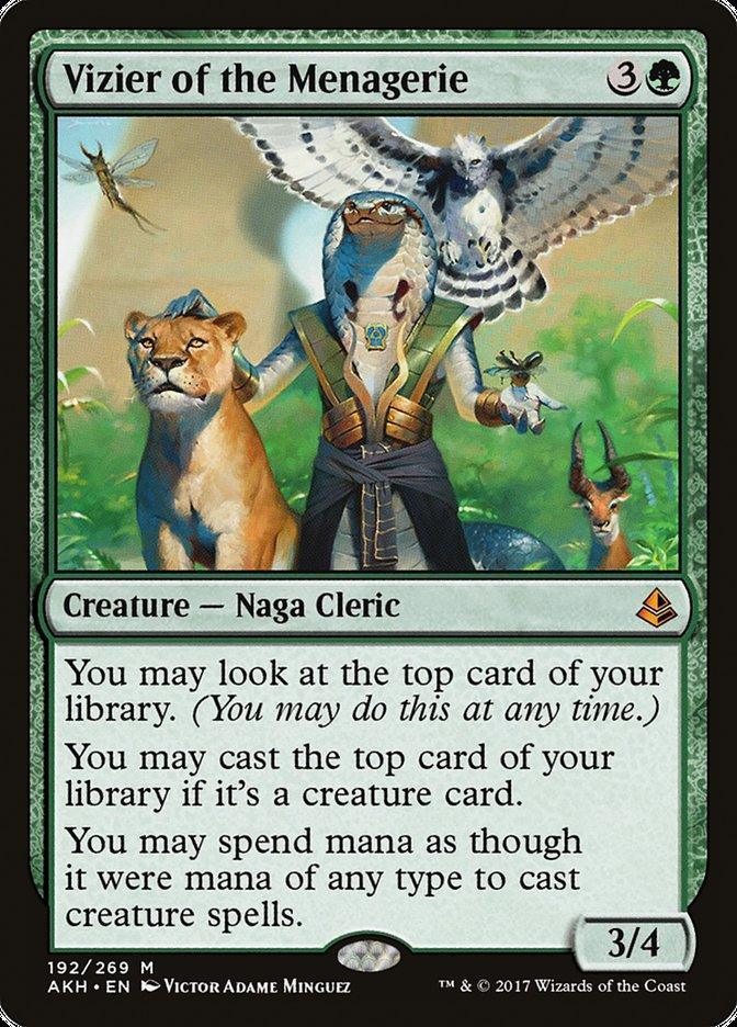 Vizier of the Menagerie [Amonkhet] - La Boîte Mystère ( The Mystery Box)