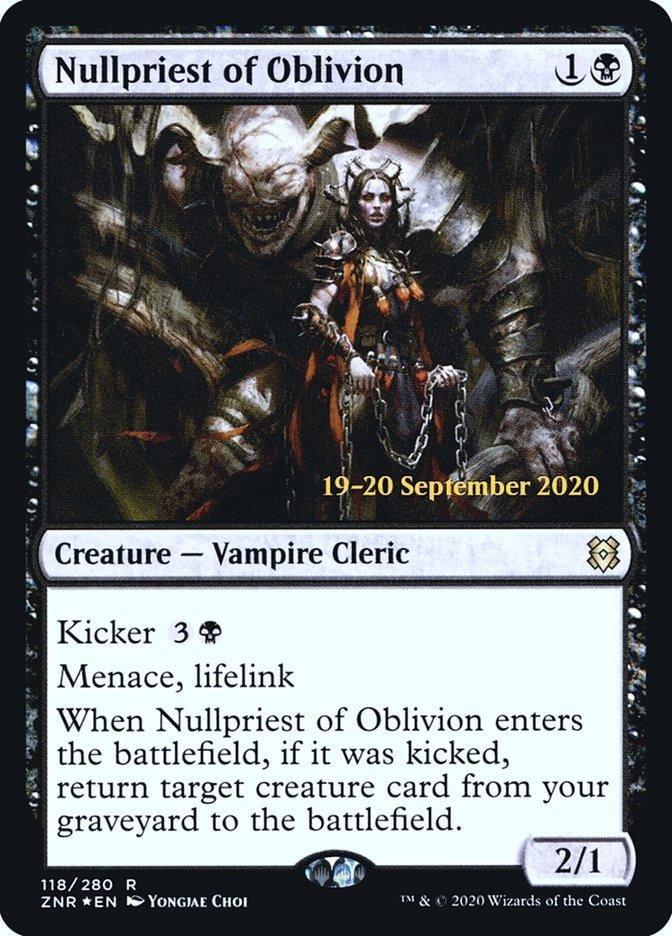 Nullpriest of Oblivion [Zendikar Rising Prerelease Promos] - La Boîte Mystère ( The Mystery Box)