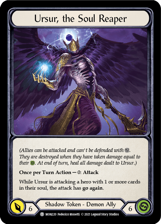 Blasmophet, the Soul Harvester // Ursur, the Soul Reaper [MON219 // MON220] 1st Edition Normal - La Boîte Mystère ( The Mystery Box)