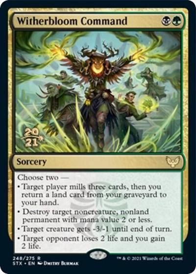 Witherbloom Command [Strixhaven: School of Mages Prerelease Promos] - La Boîte Mystère ( The Mystery Box)